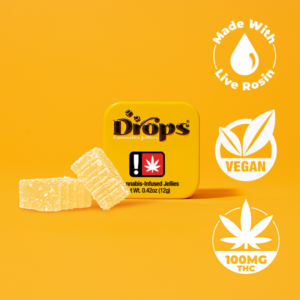 Drops 100mg Lemon Gummy Sativa