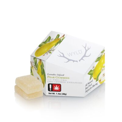 Wyld 1:1 THC&CBG Pear Gummies