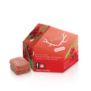 Wyld 100mg THC Sour Cherry Gummies