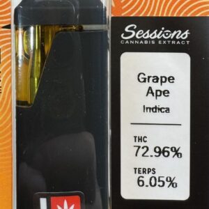 Sessions Distillate Disposable Grape Ape