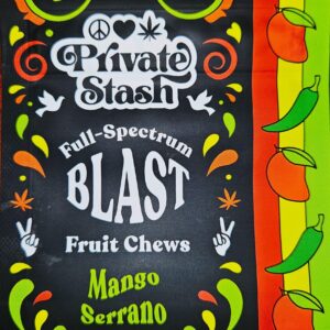Private Stash 100mg Gummy Mango Serrano