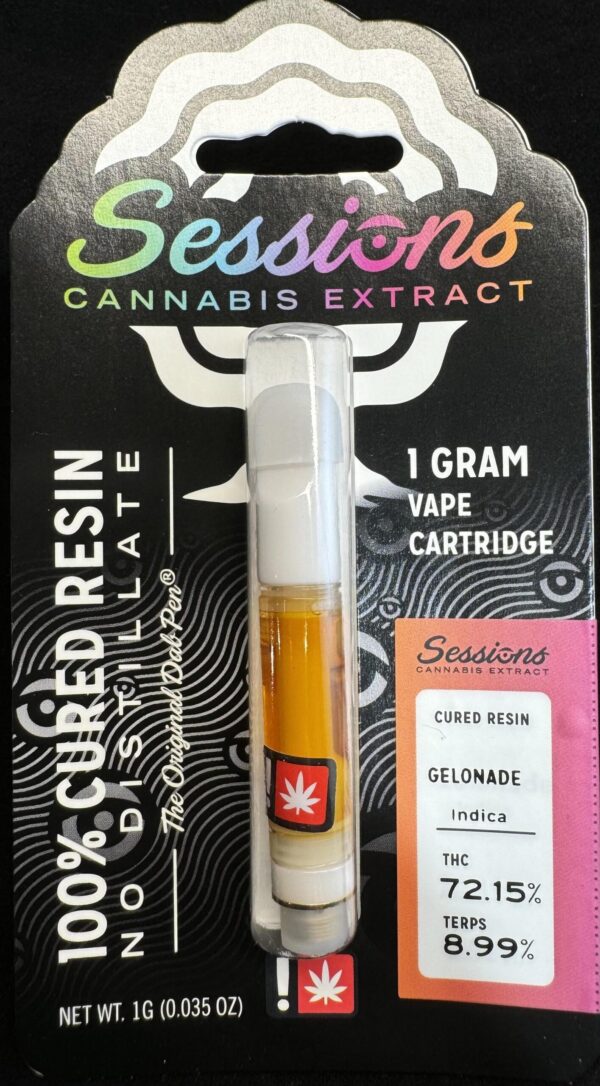 Sessions Cured Resin Cart Gelonade