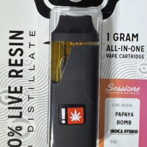 Sessions Live Resin Disposable Papaya Bomb