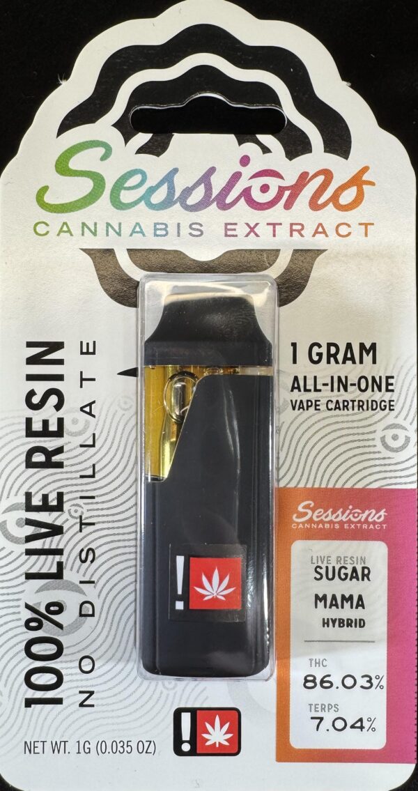 Sessions Live Resin Disposable Sugar Mama