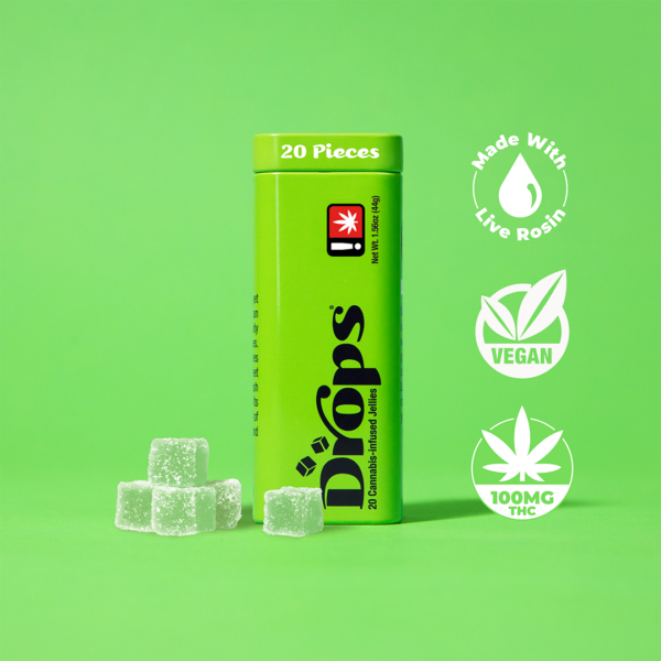 Drops 20 Piece Lime Gummy Hybrid