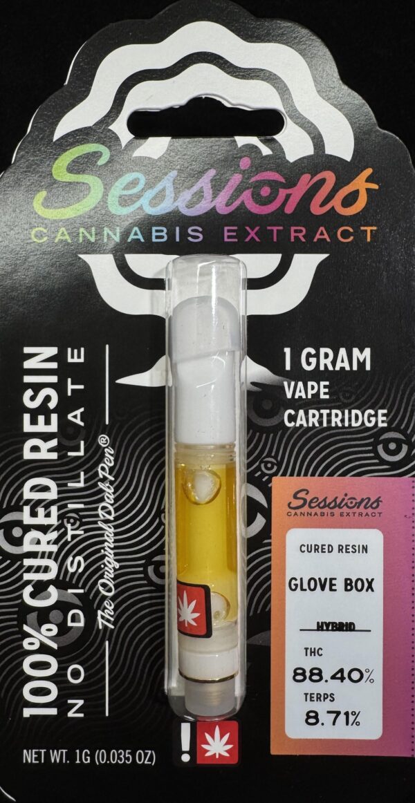 Sessions Cured Resin Cart Glove Box