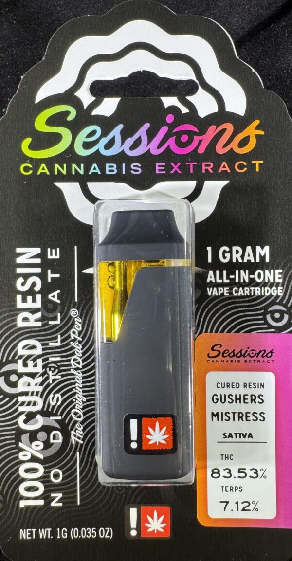Sessions Cured Resin AiO Gushers Mistress
