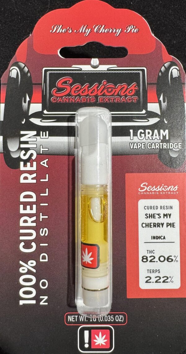 Sessions Cured Cart Resin She's My Cherry Pie