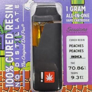 Sessions Cured Resin AiO Peaches Peaches