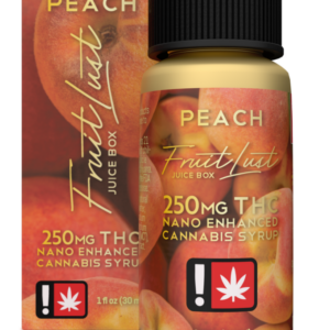 Fruitlust 250mg Nano Syrup Peach